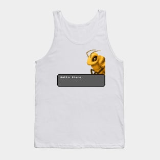 Talking to the Bees in pixel art Tank Top